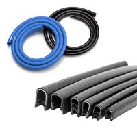 Kunststoff U-förmiger Auto-Türrahmen PVC-Kantenschutz Dichtungsstreifen PVC-Kantenabschluss für Blechkarosserie Autotür U-Typ Kantenschutzleiste