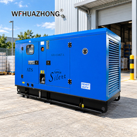 Groupe électrogène diesel silencieux certifié CE 125 kVA 180 kVA, groupe électrogène diesel automatique pour utilisation en logistique d'entrepôt