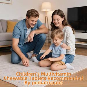 Gommes vitaminées petit ours pour enfants vitamines composées C D3 pour les adolescents soutien immunitaire et promotion de la croissance dosage de bonbons gommeux - Product Image 4