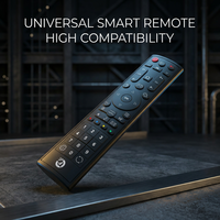 Control remoto IR universal para HDTV y decodificador STB, reemplazo de controlador, diseño delgado de 195,5 mm, ligero, 89,8 g