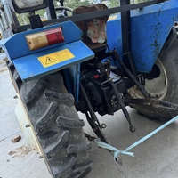Tractor Shanghai de Segunda Mano de 50 CV, Motor Diésel de 4 Cilindros, Tracción en Dos Ruedas, Excelente Estado