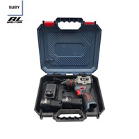 SUBY16.8VEnsemble de perceuse électrique rechargeable multifonctionnelle, perceuse électrique sans fil de 10mm, outil électrique de bricolage à batterie au lithium