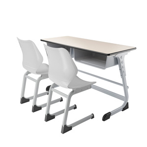 Conjunto de escritorio y silla escolar Lin Ying, altura ajustable para estudiantes de primaria y secundaria, estilo moderno minimalista - Product Image 2