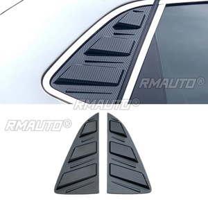 For Volkswagen Polo 2011-2018 Body Kit Car Side Rear <b>Window</b> Louver Shutter <b>Cover</b> Matte Black Sport Style Car Accessories - Product Image 5