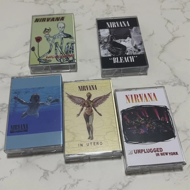 Cassette Tape Set Grunge & Alternative Rock Retro Audio Collectibles