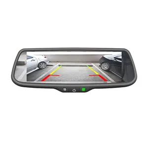 GERMID 7.3 "TFT LCD شاشة عالية الوضوح سيارة عكس مرآة الرؤية الخلفية + كاميرا للرؤية الليلية احتياطية