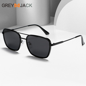 แว่นกันแดด TR Metals สีดำ ยูนิเซ็กซ์ เลนส์โพลาไรซ์ TAC ป้องกันรังสียูวี 400 รุ่นที่ 3 สำหรับกิจกรรมกลางแจ้ง ขี่จักรยาน ขับรถ แฟชั่น - Product Image 2