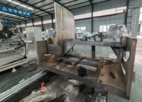 Scie à ruban de précision AODE à double tête CNC, affichage numérique, moteur hydraulique 2,2 kW, pour découpe d'aluminium