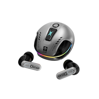 Écouteurs de jeu sans fil à clip Bluetooth 5.4 Zombies Cat B5 à faible latence pour l'e-sport, son HD, légers et à oreille ouverte