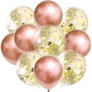 Opening Celebration Table <strong>Decoration</strong> Set Metal Sequin Scene Floating <strong>Birthday</strong> Party Balloons Premium Arrangement for Balloon Art - Product Image 5