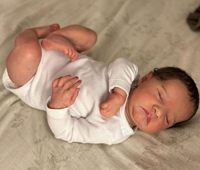 Poupées Bébé Reborn en Silicone Corps Entier, Moule Liquide, Douces pour Filles et Garçons Jumeaux, Tampon à Langer pour Nouveau-Nés