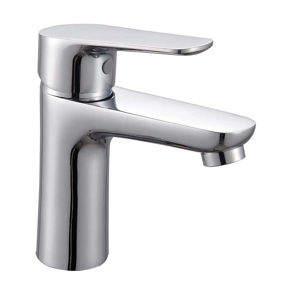 (OZ8308-1J) BOOU high quality economical faucet basin mixer deck mounted bathroom faucet single handle chromed sink mixer