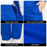 Ensemble de vêtements de travail antistatiques de sécurité professionnelle vestes de vêtements de travail personnalisées pantalons avec uniformes d'atelier réfléchissants