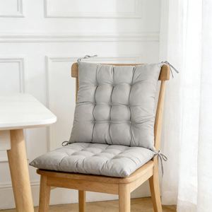 Coussin de chaise de salle à manger en chenille et lin fin tricoté, épaissi, pour chaise de bureau, chaise d'ordinateur, ou coussin d'assise pour étudiant - Vente en gros - Product Image 4