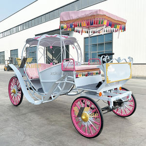 Calèche citrouille de Cendrillon motorisée et illuminée pour Noël - Product Image 2