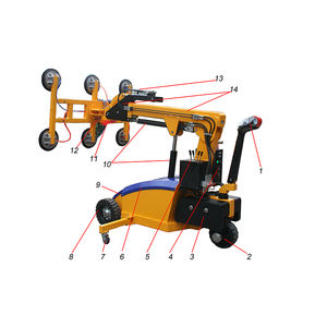 الأكثر مبيعًا W DC24V معدات رفع الزجاج الكهربائية حالة جديدة آلة رافع مصاصة الرخام - Product Image 4