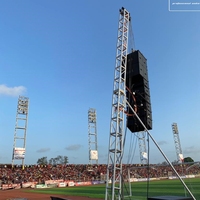 LA-210 double 10 pouces line array haut-parleur étanche pro haut-parleur système de sonorisation haut-parleur extérieur grand ensemble complet