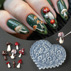 Moldes de Silicona para Uñas 3D, Diseños de Cristal Tallado, Plantillas de Gel para Uñas, Moldes de Flores para Decoración de Uñas 3D, Venta al Por Mayor - Product Image 3