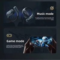 Écouteurs sans fil TWS Lenovo ERAZER XT66Pro à crochet d'oreille, appels HD, musique HiFi, faible latence, pour le gaming Bluetooth