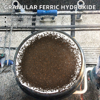 Hydroxyde ferrique granulaire 0,3-3,0 mm, adsorbant inorganique pour l'élimination de l'arsenic dans les piscines, 6g/kg As5+, pH 5-9, OEM/ODM personnalisé