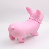 Funny Creative Gift Pink Puppy Office Table Decoration Accessories
