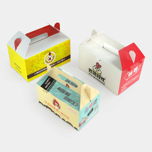Cajas <span class=keywords><strong>de</strong></span> pollo <span class=keywords><strong>Sacar</strong></span> cajas <span class=keywords><strong>de</strong></span> cartón con asas Caja <span class=keywords><strong>de</strong></span> cartón para <span class=keywords><strong>alimentos</strong></span> resistente y duradera Fiambreras desechables - Product Image 6