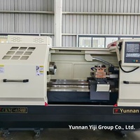 Torno CNC Horizontal Yunnan One Machine CKNC6150X1000, Diseño de Bancada Plana de un Solo Husillo para Mecanizado de Trabajo Mediano, Control CNC GSK