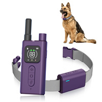 Hunde trainings halsband mit Fernbedienung IPX7 Wasserdichtes Warn schock Vibration Hunde rinde E-Halsband für alle Hunderassen