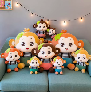 Xinhui Personalisiertes Design Weicher Flauschiger Affe Tierfigur Maßgefertigtes Spielzeug Plüsch-Affe für Babygeschenke - Product Image 6