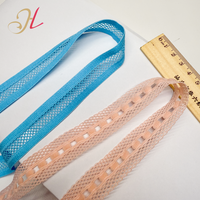 Haute qualité couleur dentelle bande élastique Spandex sangle vêtements accessoires Net sangle Picot élastique pour sous-vêtements