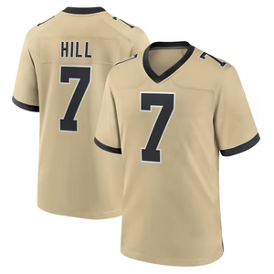 Camisetas de Fútbol Americano de Alta Calidad para Hombre de Nueva <span class=keywords><strong>Orleans</strong></span>, Ropa Deportiva, Camisetas Bordadas con Logotipo Cosido, Camisetas Personalizables con Logotipo - Product Image 3