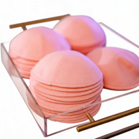 Roze op maat gemaakte kippah met bloemenbinnenvoering, gepersonaliseerde naam en datumprint voor Joodse Bat Mitzvah, Joodse geschenken, bruiloftfavoren