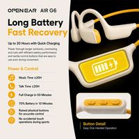 Écouteurs Bluetooth sans fil à conduction osseuse avec support magnétique, micro intégré, batterie portable, pour le sport et la course, avec lecteur de carte TF et tour de cou en mousse
