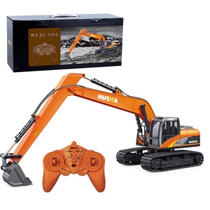 Huina 1551 551 1/14 Scale 15CH Alloy Professional Excavator <b>Remote</b> <b>Control</b> RC <b>Truck</b> - Product Image 2