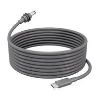 Câble d'alimentation USB-C vers DC 5,5 mm x 2,1 mm 100 W PD de qualité supérieure, compatible Starlink Mini, longueurs 10 pieds, 20 pieds, 50 pieds