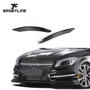 In Fibra di carbonio CLA 250 Paraurti Anteriore Lip Splitter Grembiuli Assetta Fit per <span class=keywords><strong>Mercedes</strong></span> Cla250 260 Cla45 <span class=keywords><strong>C117</strong></span> - Product Image 1