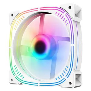 Ruix 12 Cm Rgb Ventilator 12V Pwm Cpu Koelventilator Multi-Kleuren Led Licht Rgb Gaming Pc Computer 120Mm Cpu Koeler