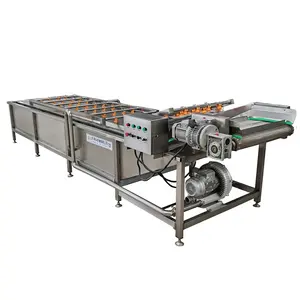 Máquina de limpeza automática de bolhas/lavadora industrial de vegetais/máquina de lavar legumes e frutas