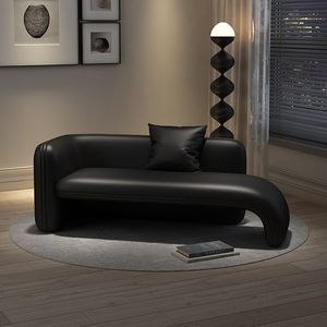Chaise longue minimalista italiana in legno |   Poltrona Reclinabile Singola per Soggiorno, Divano Casual per Hotel/<span class=keywords><strong>B</strong></span>&<span class=keywords><strong>B</strong></span>, Ideale per Spazi Ridotti - Product Image 6