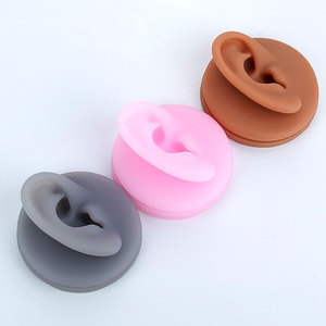 Cơ thể xuyên Tai Miệng rốn Lưỡi Silicone mũi khuôn thực hành da xuyên mô hình Silicone Tai mô hình trang sức hiển thị - Product Image 3