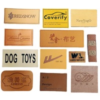 Étiquette en cuir PU personnalisée de haute qualité en gros, logo gaufré, patch en cuir pour jeans, étiquette de sac, étiquette en PU