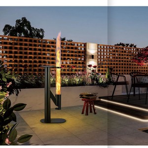 Pellet Rocket <b>Stove</b> Freestanding Aluminum Household Patio Heater with Energy Saving Heating and Fireplace Atmosphere Decoration - Product Image 3