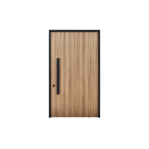 ขนาดมาตรฐาน2000*2400*200ประตูทางเข้าไม้โอ๊คสมัยใหม่ - Product Image 5