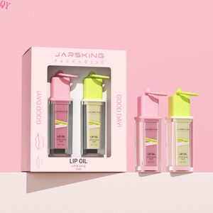 Llavero con tubo de brillo de labios vacío de 4,5 ml; logotipo personalizado; venta al por mayor; mini recipiente portátil para - Product Image 1