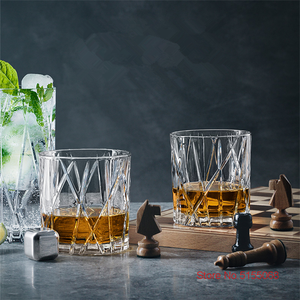 Verre à <span class=keywords><strong>whisky</strong></span> en cristal transparent sans plomb, style nordique Danemark CITY, effet d'ombre artistique, 340 ml, pour bar et soirée - Product Image 6