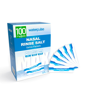 Pacchetti di risciacquo del sale del lavaggio nasale Waterpulse soluzione salina per la rondella nasale di irrigazione nasale della bottiglia di lavaggio del naso - Product Image 6