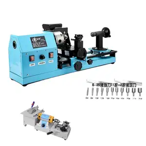 Vô hạn tốc độ biến gỗ Lathe với động cơ thứ cấp cho Phật hạt khắc