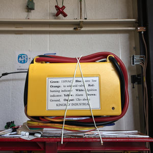 110V AC Elektronischer Impuls gas zünder Flameout-Schutz Ofen brenner Zünd regler Magnets teuerung Gasherd Kessel teile - Product Image 5