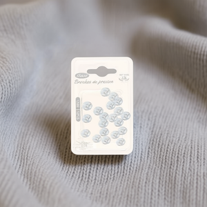 Ilan Chiusure a scatto trasparenti invisibili da 12 mm, 12 pezzi, per abbigliamento in maglia - Product Image 2