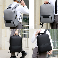 Sac à dos professionnel promotionnel pas cher pour la randonnée, les voyages d'affaires, mini sac à dos unisexe en Oxford souple avec port USB, étanche pour ordinateur portable